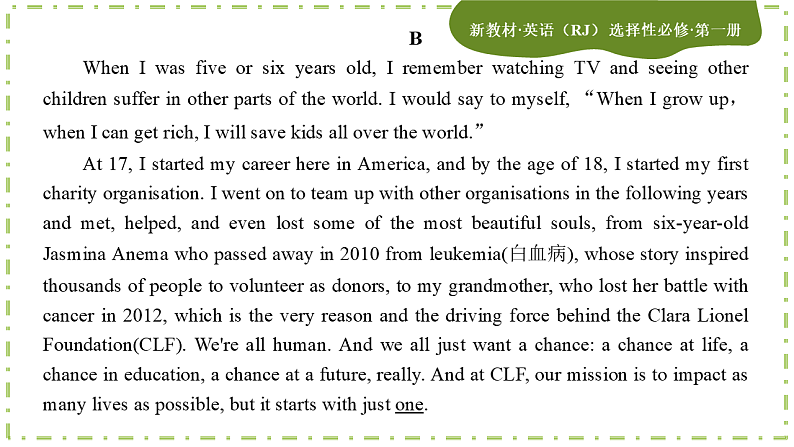 Unit 4 Body Language 单元综合测评(课件PPT)第7页