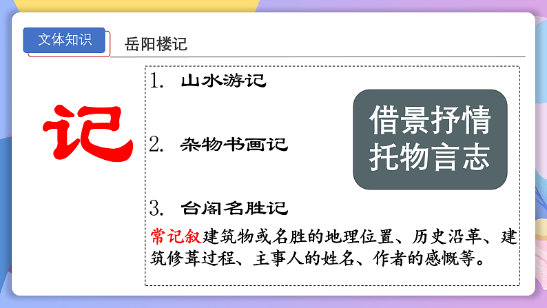 部编版语文九年级上第11课《岳阳楼记》 课件+教案07
