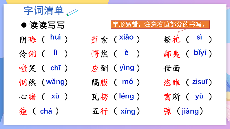 部编版语文九年级上第15课《故乡》 课件+教案03