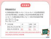 【核心素养目标】人教A版高中数学 选择性必修一 第二单元《2.3.1 两直线的交点坐标》课件+教案+同步分层练习（含教学反思和答案解析）