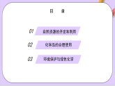 第八章化學與可持續(xù)發(fā)展  課件+單元測試+知識清單
