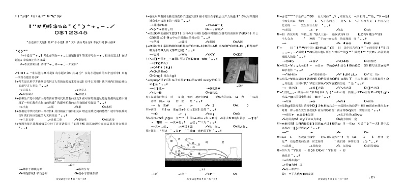 云南省昭通市镇雄县2023-2024学年上学期期末学业水平质量监测七年级历史试卷01