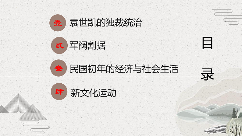 第18课 北洋军阀的统治（课件）-【中职专用】《中国历史》魅力课堂教学三件套（高教版2023%U2022基础模块）第3页