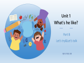 人教版（PEP）小學(xué)英語五上Unit1 What's he likePB 第四課時 課件-教案