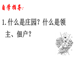 第8课 西欧庄园 课件---2023-2024学年部编版九年级历史上册