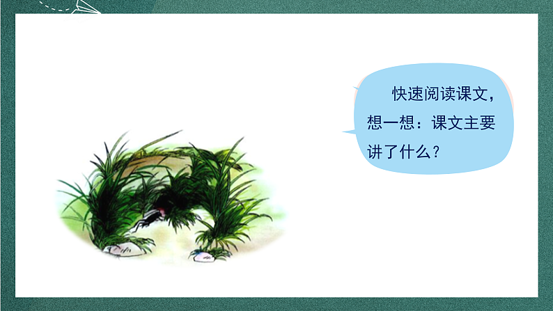 人教部编版语文四年级上册11《蟋蟀的住宅》 第1课时 课件+教案+音频素材05