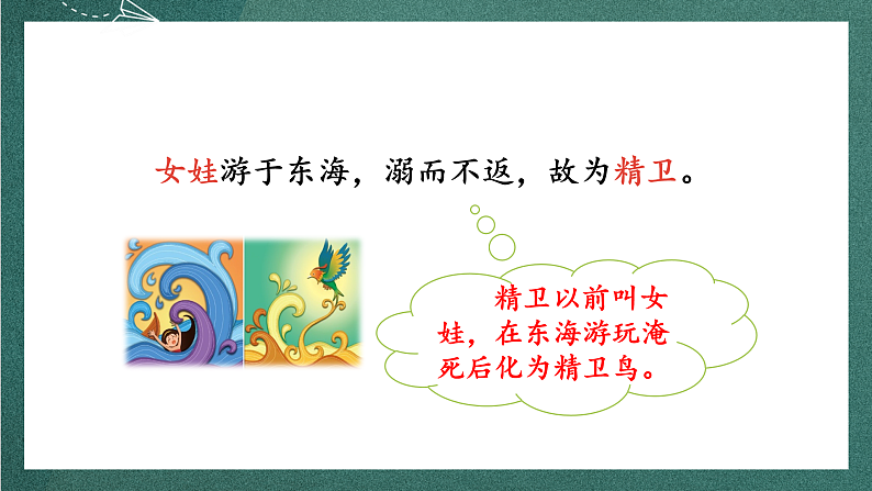 人教部编版语文四年级上册13《精卫填海》 第2课时课件+教案06