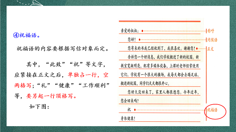 人教部编版语文四年级上册第七单元 习作《 写信》 课件+教案07