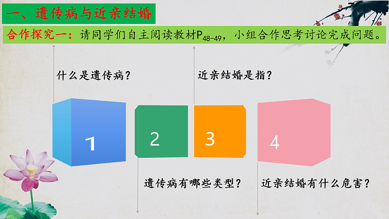 苏教版生物八年级下册 22.4遗传病和优生优育 课件04