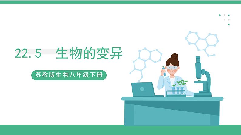 苏教版生物八年级下册 22.5生物的变异 课件01