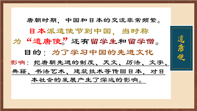 人教部编版（五四制）历史初中第二册  第4课 唐朝的中外文化交流  课件05