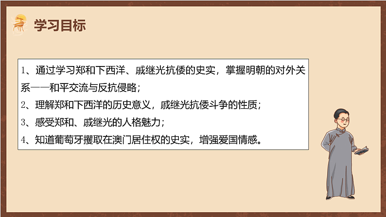 人教部编版（五四制）历史初中第二册  第15课 明朝的对外关系   课件02