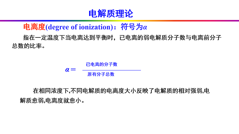 电解质溶液的化学平衡（基础班）课件  2024年化学奥林匹克竞赛08