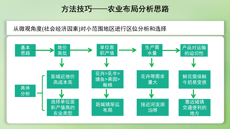 2024届湘教版新教材高考地理一轮复习第二部分人文地理第三章产业区位因素第1讲课时49农业布局课件第7页