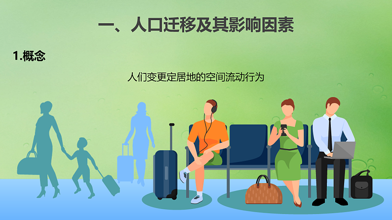 2024届湘教版新教材高考地理一轮复习第二部分人文地理第一章人口与地理环境课时43人口迁移课件03