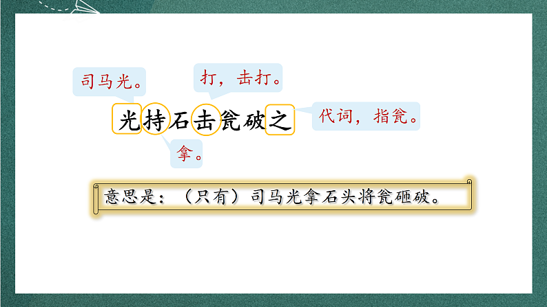 人教部编版语文三上24《司马光》 第2课时 课件+教案08