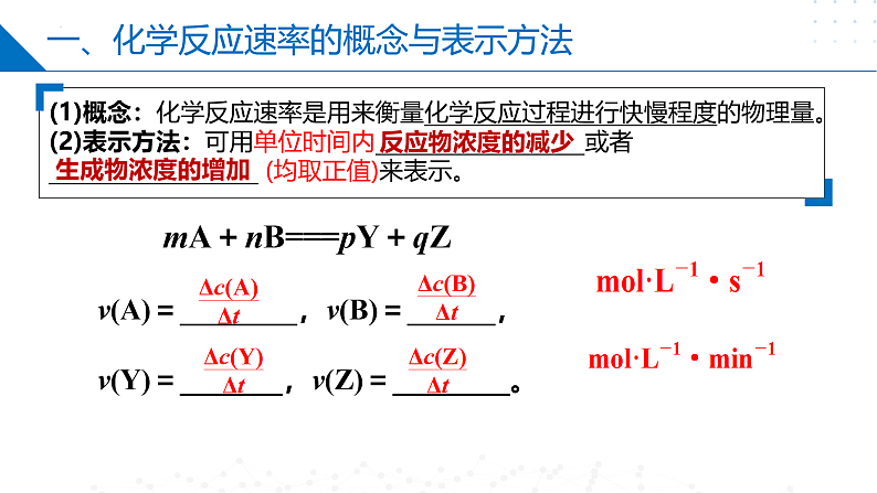 2.1.1化学反应速率的表示方法（同步课件）-2023-2024学年高二化学同步精品课堂（苏教版2019选择性必修第一册）06