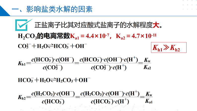 3.3.2影响盐类水解的因素 盐类水解的应用（同步课件）-2023-2024学年高二化学同步精品课堂（苏教版2019选择性必修第一册）08