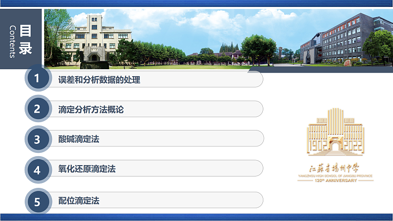 分析化学基础（提高班）  课件  2024年化学奥林匹克竞赛04