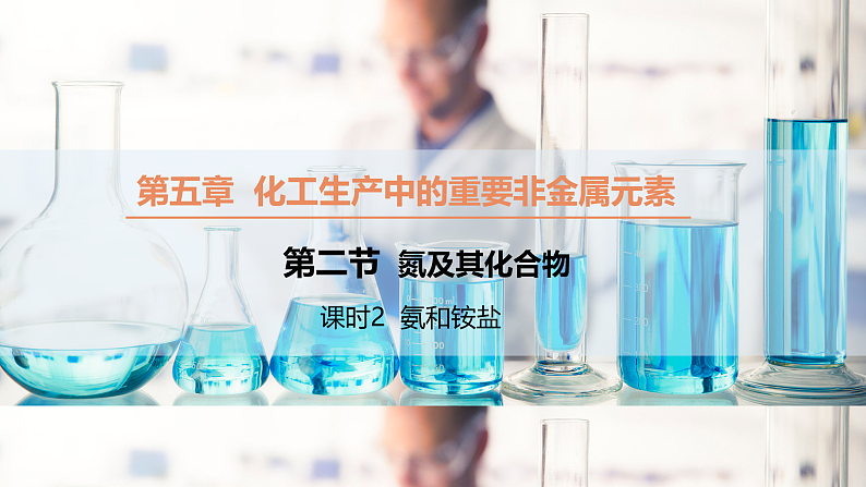 5.2.2 氨和铵盐（同步课件）-2023-2024学年高一化学同步精品课堂（人教版2019必修第二册）第1页