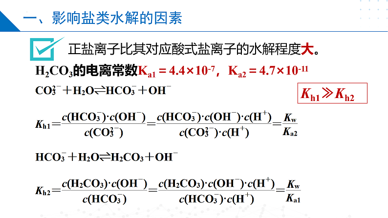 3.3.2影响盐类水解的因素 盐类水解的应用（同步课件）-2023-2024学年高二化学同步精品课堂（苏教版2019选择性必修第一册）第8页