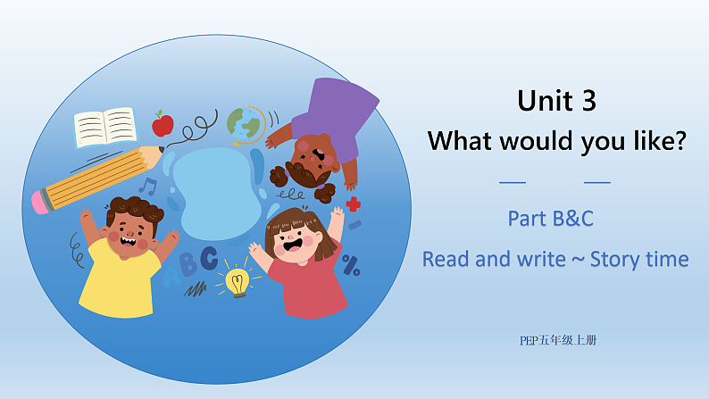 人教版（PEP）小学英语五上Unit3What would you like PB&C第六课时课件+教案01