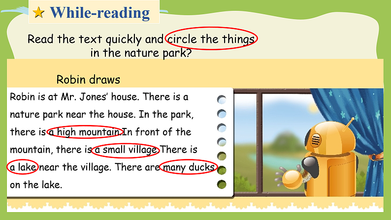 人教版（PEP）小学英语五上Unit6In a nature park PB&C第六课时课件+教案06