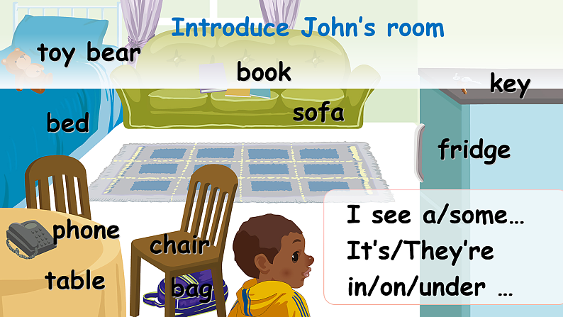 人教版（PEP）小学英语五上Unit5There is a big bed PA第一课时课件+教案04