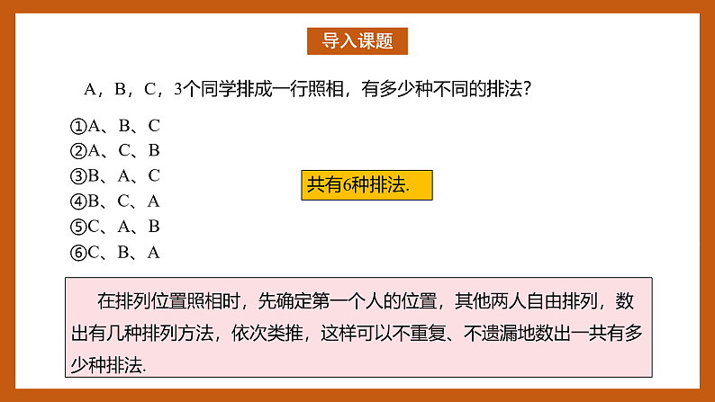 苏教版数学高二选择性必修第二册 7.2 排列 课件02