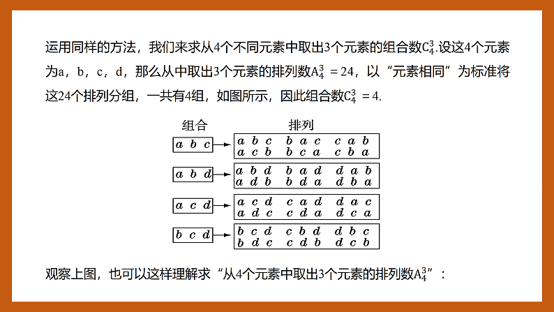苏教版数学高二选择性必修第二册 7.3 组合 课件第8页