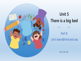 人教版（PEP）小学英语五上Unit5There is a big bed PB第五课时课件+教案