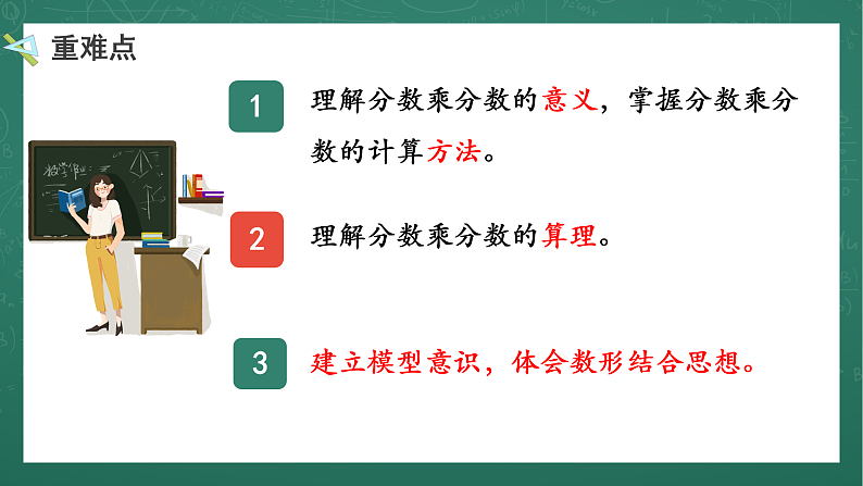 人教版小学数学六年级上 1 分数乘分数（1） 第3课时 课件第6页
