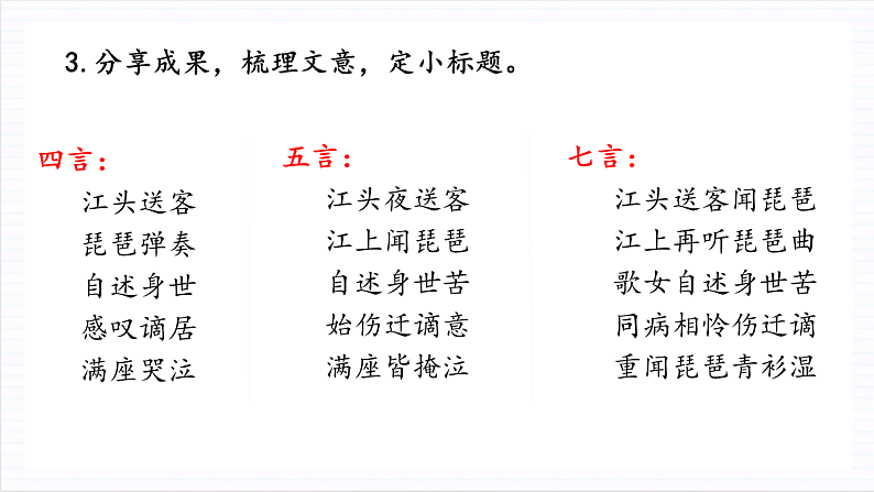 人教统编版高中语文必修上册8.3《琵琶行（并序）》课件+教案+导学案+分层作业+素材07