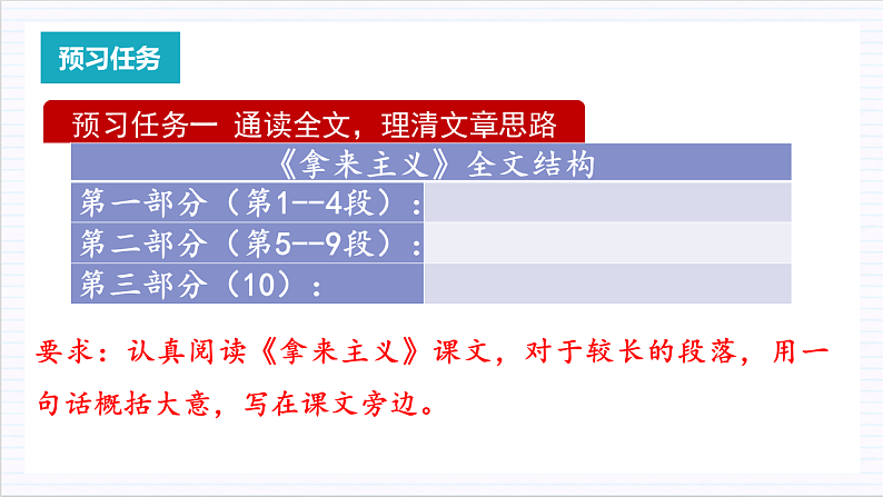 人教统编版高中语文必修上册12《拿来主义》课件+教案+导学案+分层作业+素材04