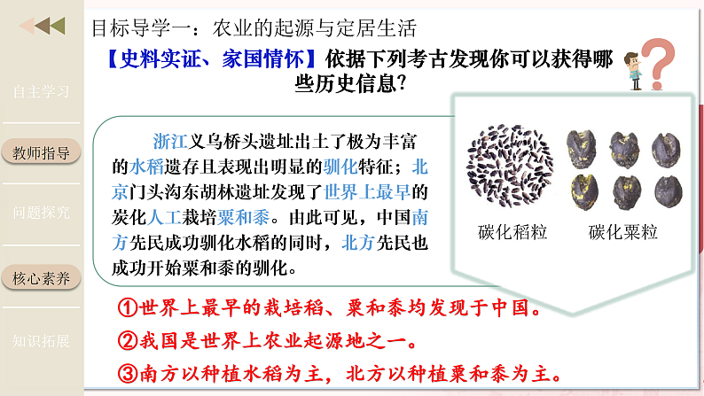【人教版】七上历史  第2课  原始农业与史前社会（课件+教案+导学案+同步练习+素材）06