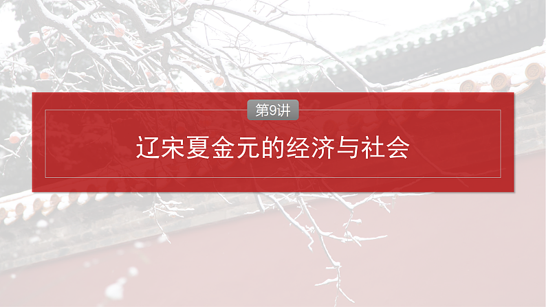 2025年新高考历史大一轮复习板块一　第四单元　第九讲　辽宋夏金元的经济与社会(课件+讲义+练习)04