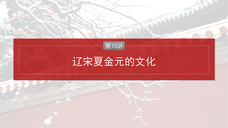 2025年新高考历史大一轮复习板块一　第四单元　第十讲　辽宋夏金元的文化(课件+讲义+练习)04
