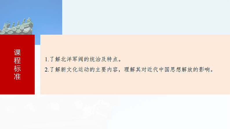 2025年新高考历史大一轮复习板块二 第七单元 第十八讲 北洋军阀统治时期的政治、经济与文化(课件+讲义+练习)05