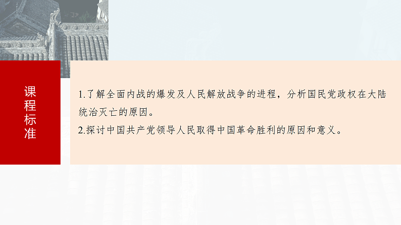 2025年新高考历史大一轮复习板块二　第八单元　第二十三讲　人民解放战争(课件+讲义+练习)05