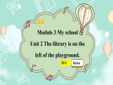 Module3 Unit2 The library is on the left of the playground. 課件 PPT