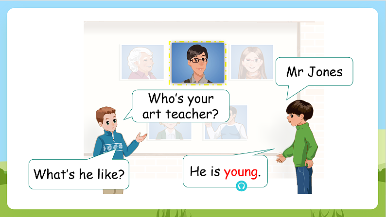 人教版英语五年级上册Unit 1 《What's he like PA Let's learn》课件+单元整体教案+动画素材08
