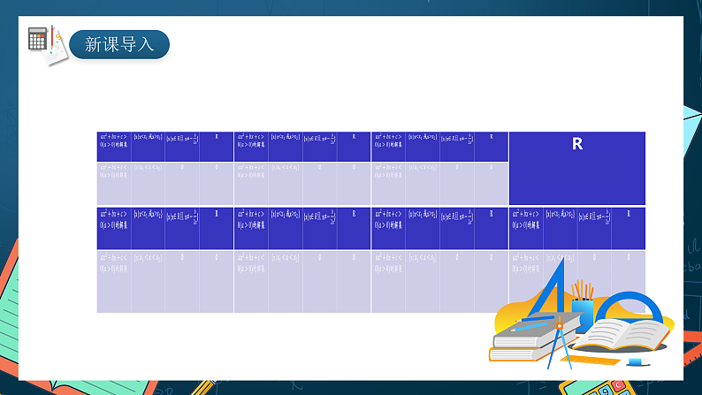 湘教版（2019）高一数学必修第一册   2.3.1《一元二次不等式及其解法（第二课时）》课件04