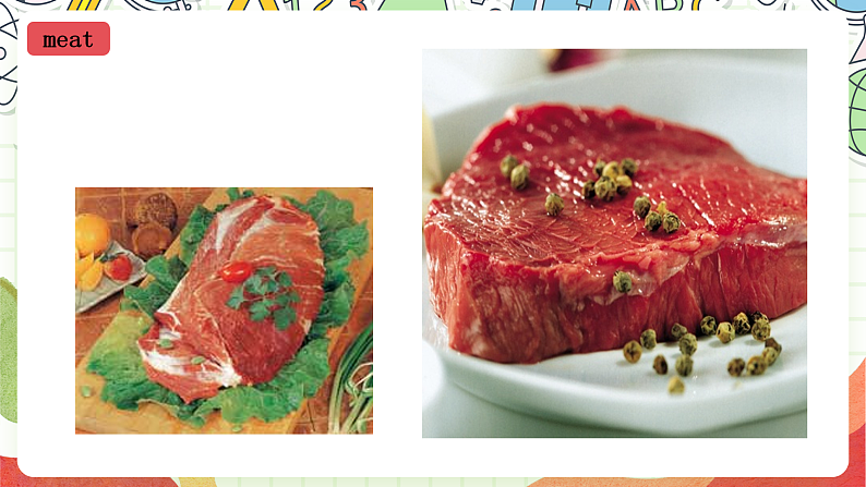 外研版（一起）英语二年级上册Module 2 Unit 1 《I don’t like meat》课件03