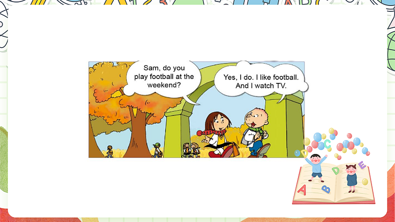 外研版（一起）英语二年级上册Module 8 Unit 1《She goes swimming》课件08