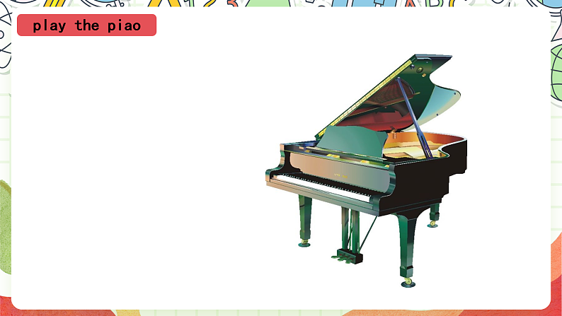 外研版（一起）英语二年级上册Module 8 Unit 2《Does he play the piano》课件07