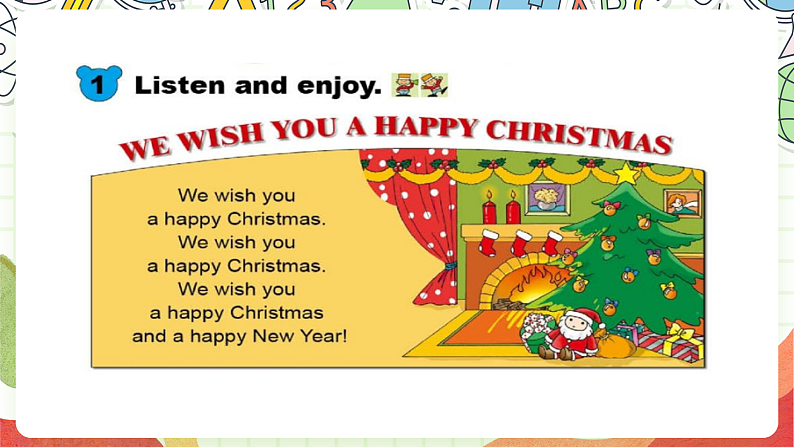 外研版（一起）英语二年级上册Module 10 Unit 2 《We have》《Christmas》课件第3页