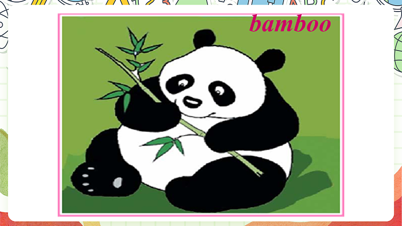 外研版（一起）英语六上 Module 7 Unit 1《Pandas love bamboo》课件04