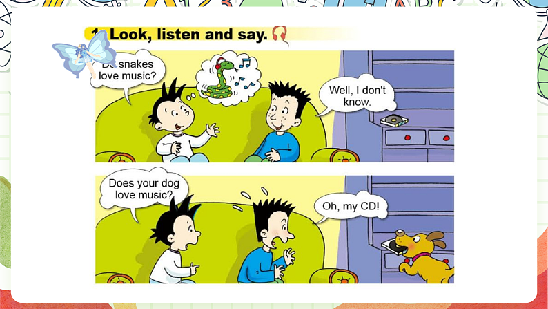 外研版（一起）英语六上 Module 7 Unit 1《Pandas love bamboo》课件06