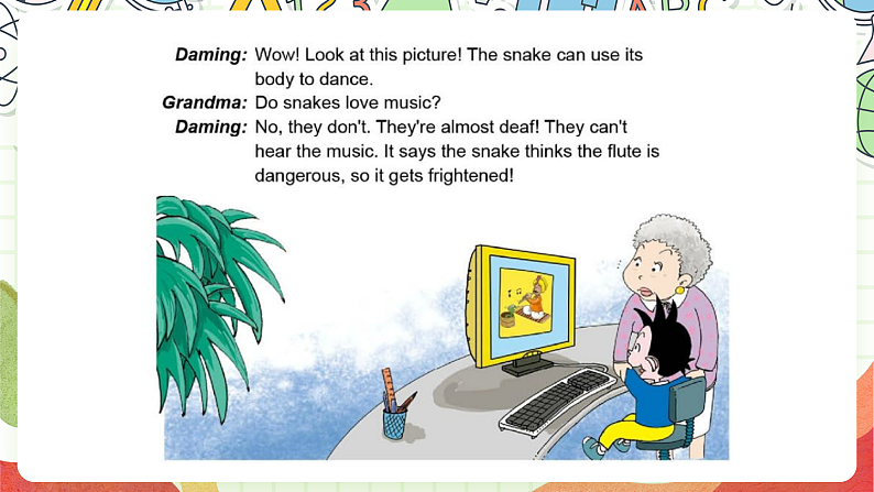 外研版（一起）英语六上 Module 7 Unit 1《Pandas love bamboo》课件08