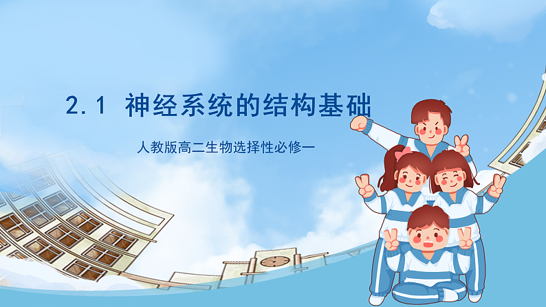 人教版高二生物选择性必修一 2.1 《神经系统的结构基础》课件01